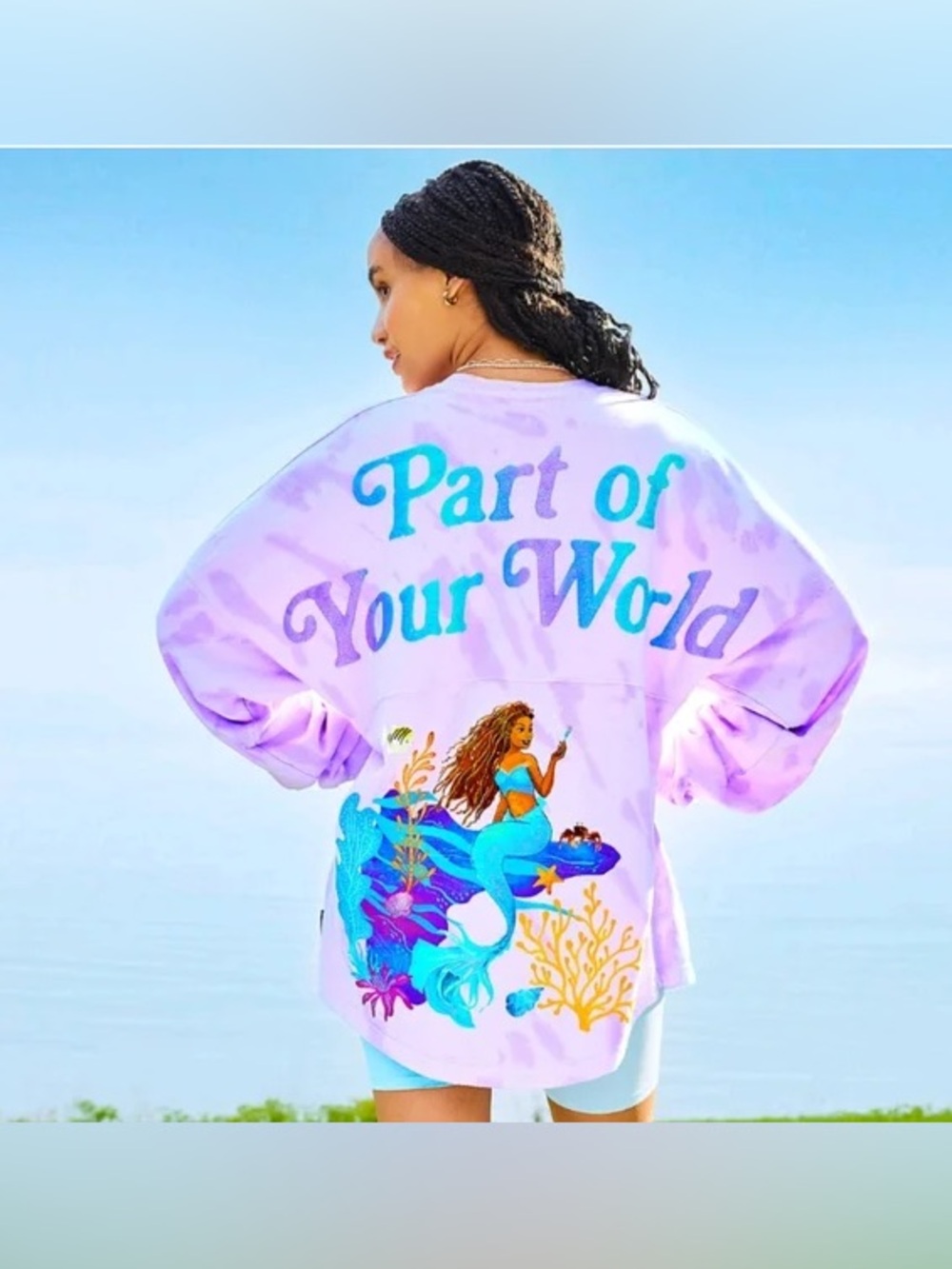 Disney Parks The Little Mermaid Part of Your World spirit jersey Adults Medium